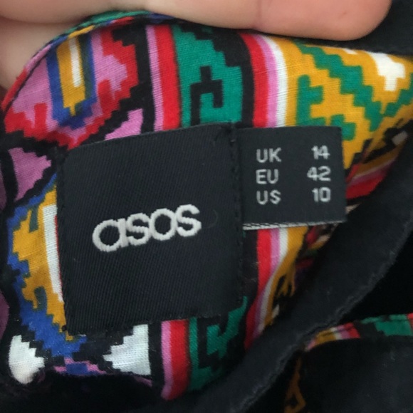 ASOS Rainbow summer dress size 10 - Picture 5 of 8
